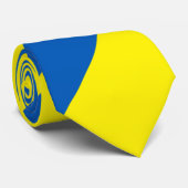 ウクライナ国旗の色モダン ネクタイ (ロール)