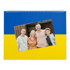 ウクライナ国旗の追加フォトукраїнський календар 2025 カレンダー