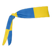 ウクライナ国旗の青い黄色のウクライナ語 タイヘッドバンド (回転270)