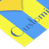 ウクライナ国旗の青い黄色のサンダー_コーブ ショートテーブルランナー (コーナー)