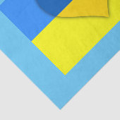 ウクライナ国旗の青い黄色のサンダー_コーブ 薄葉紙 (詳細)