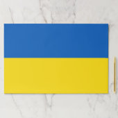 ウクライナ国旗の青い黄色の紙ランチョンマット ペーパーパッド (インサイチュ)