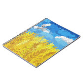 ウクライナ国旗の風景 ノートブック (左側)