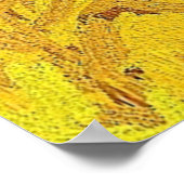 ウクライナ国旗の風景 ポスター (角)