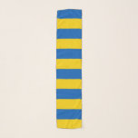 ウクライナ国旗の黄色いストライプ スカーフ<br><div class="desc">ウクライナ国旗カワイトブルーイエローストライプスカーフ</div>
