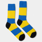 ウクライナ国旗を持つ女性用ソックス ソックス (右)