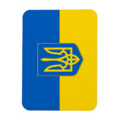 ウクライナ国旗を持つ愛国的な柔軟な磁石 マグネット (縦)