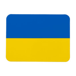 ウクライナ国旗を持つ愛国的な柔軟な磁石 マグネット