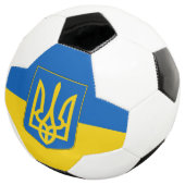 ウクライナ国旗を掲げた愛国的なサッカーボール サッカーボール (3/4)