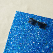 ウクライナ国旗ウクライナグリッター夏パーティー ビーチタオル (インサイチュ)