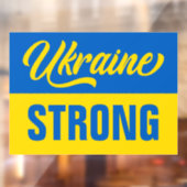 ウクライナ国旗ウクライナ強 ウィンドウサイン (シート2)