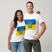 ウクライナ国旗コート Tシャツ (ユニセックス)