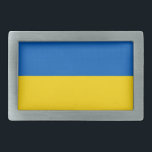 ウクライナ国旗付きベルトバックル 長方形ベルトバックル<br><div class="desc">ウクエレガントライナ国旗の付いたベルトバックル。この製品はカスタマイズ可能です。</div>