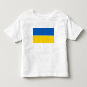ウクライナ国旗愛国トッドラーTシャツ トドラーTシャツ