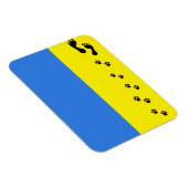 ウクライナ国旗、アニマルレスキュー マグネット (右側)