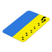 ウクライナ国旗、アニマルレスキュー マグネット (左側)