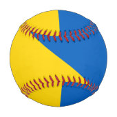 ウクライナ国旗&ウクライナスポーツ/野球ボール 野球ボール (裏面)