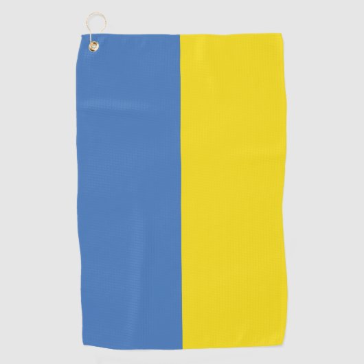 ウクライナ国旗、ウクライナスラバウクレニСлава Україн ゴルフタオル (正面)