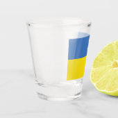 ウクライナ国旗、ウクライナスラバウクレニСлава Україн ショットグラス (左)