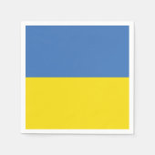 ウクライナ国旗、ウクライナスラバウクレニСлава Україн スタンダードカクテルナプキン (正面)