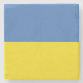 ウクライナ国旗、ウクライナスラバウクレニСлава Україн ストーンコースター (正面)