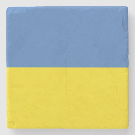 ウクライナ国旗、ウクライナスラバウクレニСлава Україн ストーンコースター (正面)