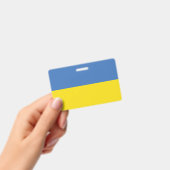 ウクライナ国旗、ウクライナスラバウクレニСлава Україн バッジ (手持ち)