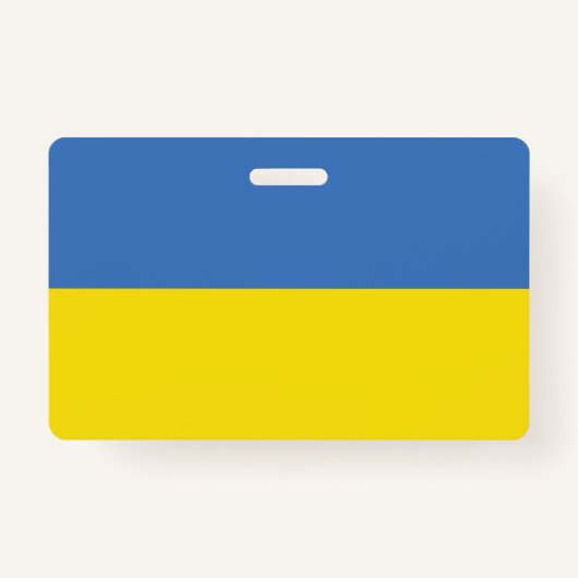 ウクライナ国旗、ウクライナスラバウクレニСлава Україн バッジ (裏面)