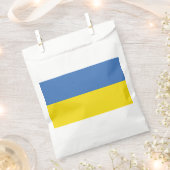 ウクライナ国旗、ウクライナスラバウクレニСлава Україн フェイバーバッグ (クリップ留めされた状態)