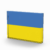 ウクライナ国旗、ウクライナスラバウクレニСлава Україн フォトブロック (右)