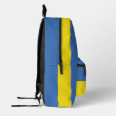 ウクライナ国旗、ウクライナスラバウクレニСлава Україн プリントバックパック (左)