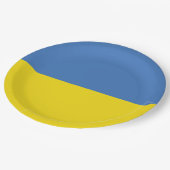 ウクライナ国旗、ウクライナスラバウクレニСлава Україн ペーパープレート (アングル)