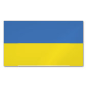 ウクライナ国旗、ウクライナスラバウクレニСлава Україн マグネット名刺 (正面)