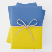 ウクライナ国旗、ウクライナスラバウクレニСлава Україн ラッピングペーパーシート (インサイチュ)