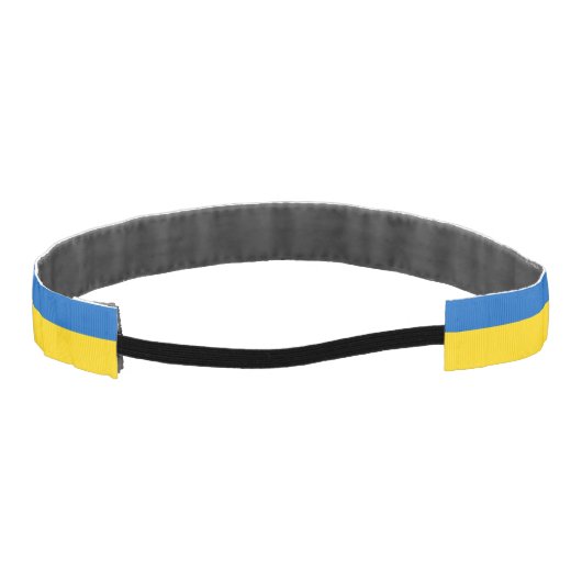 ウクライナ国旗&ウクライナフィットネス、ファッション/スポーツ アスレチックヘッドバンド (裏面)
