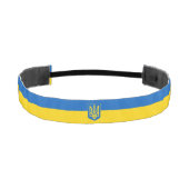 ウクライナ国旗&ウクライナフィットネス、ファッション/スポーツ アスレチックヘッドバンド (正面)