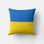 ウクライナ国旗（ウクライナ） クッション (裏面)