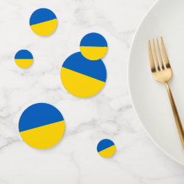 ウクライナ国旗（ウクライナ） コンフェッティ