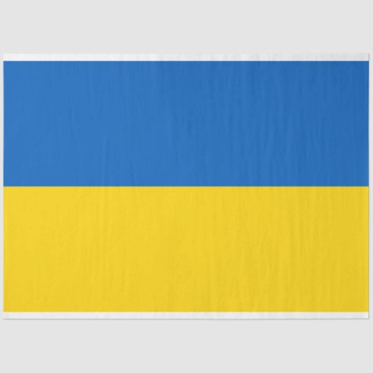 ウクライナ国旗(ウクライナ)ティッシュペーパー 薄葉紙 (正面)