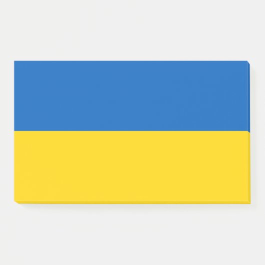 ウクライナ国旗（ウクライナ） ポストイット (正面)