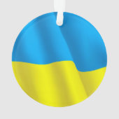 ウクライナ国旗 オーナメント (裏面)