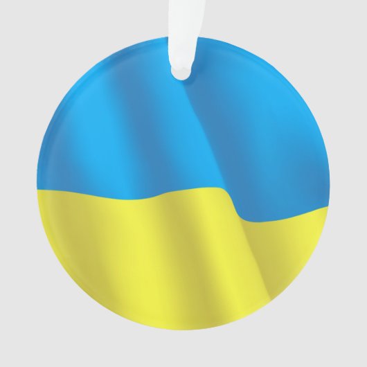 ウクライナ国旗 オーナメント (正面)