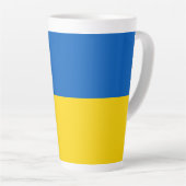 ウクライナ国旗 カフェラテマグ (右アングル)