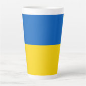 ウクライナ国旗 カフェラテマグ (正面)