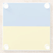 ウクライナ国旗 ガラスコースター (裏面)