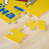 ウクライナ国旗&キエフ市軍服 ジグソーパズル (側面)