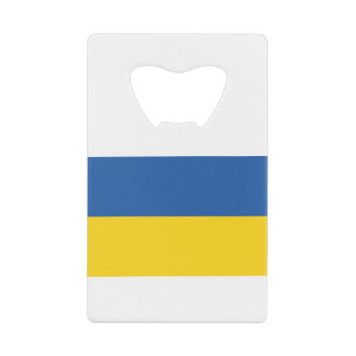 ウクライナ国旗 クレジットカード栓抜き