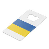 ウクライナ国旗 クレジットカード栓抜き (裏面アングル)