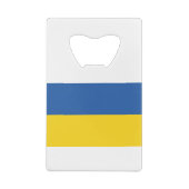 ウクライナ国旗 クレジットカード栓抜き (裏面)