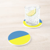 ウクライナ国旗 コースター (側面)